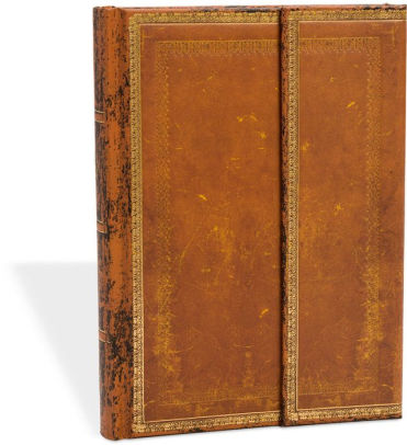 Handtooled Old Midi Bound Lined Journal 5'' x 7''