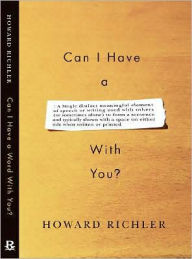 Title: Can I Have a Word with You?, Author: Howard Richler