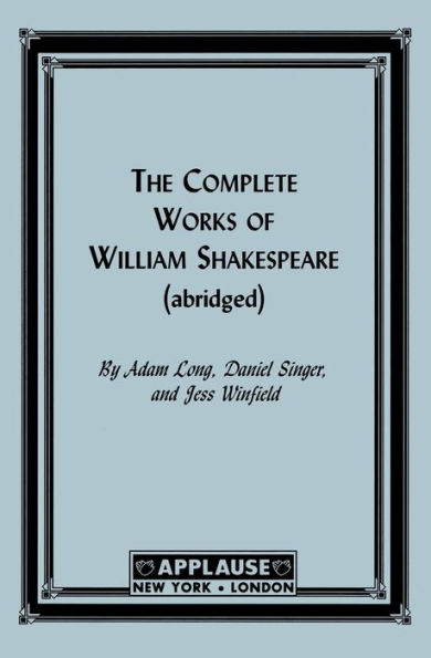 The Complete Works Of William Shakespeare