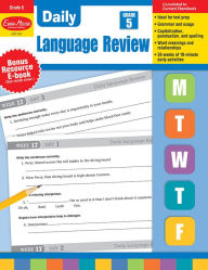 Title: Daily Language Review, Grade 5 Teacher Edition, Author: Evan-Moor Corporation