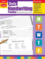 Title: Daily Handwriting Practice: Contemporary Cursive, Kindergarten - Grade 6 Teacher Edition, Author: Evan-Moor Educational Publishers