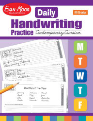 Title: Daily Handwriting Practice: Contemporary Cursive, Kindergarten - Grade 6 Teacher Edition, Author: Evan-Moor Educational Publishers
