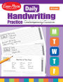 Daily Handwriting Practice, Contemporary Cursive