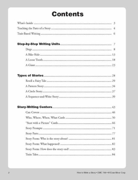 How to Write A Story, Grade 1 - 3 Teacher Resource