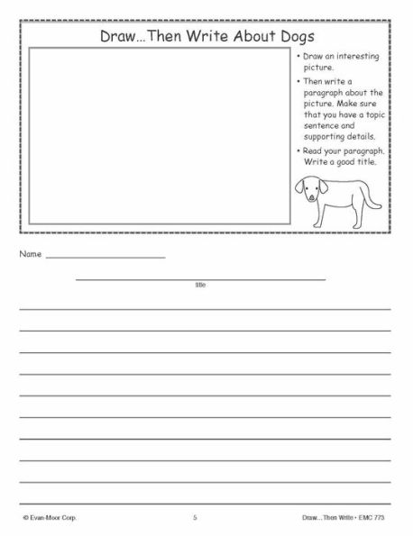 Draw.Then Write, Grade 4 - 6 Teacher Resource