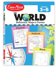 Title: The World - Reference Maps & Forms, Grade 3 - 6 - Teacher Resource, Author: Evan-Moor Educational Publishers