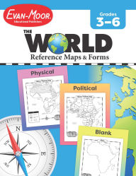 Title: The World - Reference Maps & Forms, Grade 3 - 6 - Teacher Resource, Author: Evan-Moor Educational Publishers