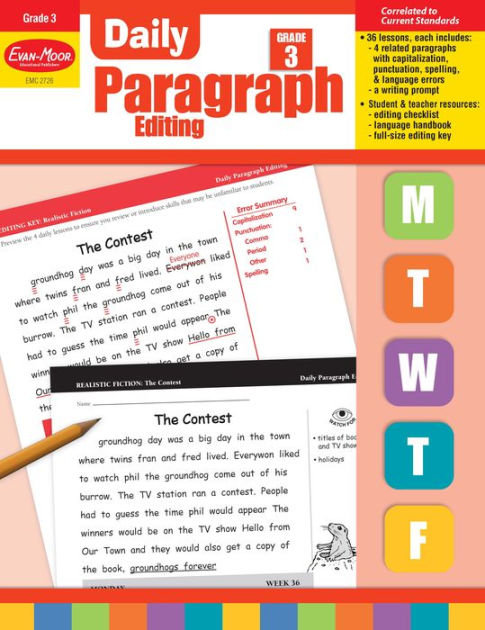 Barnes　Paragraph　Evan-Moor　Editing,　Teacher　Grade　Paperback　Edition　Corporation,　by　Daily　Noble®