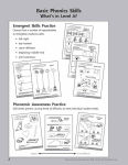 Alternative view 2 of Basic Phonics Skills, Prek - Grade Kindergarten (Level A) Teacher Resource