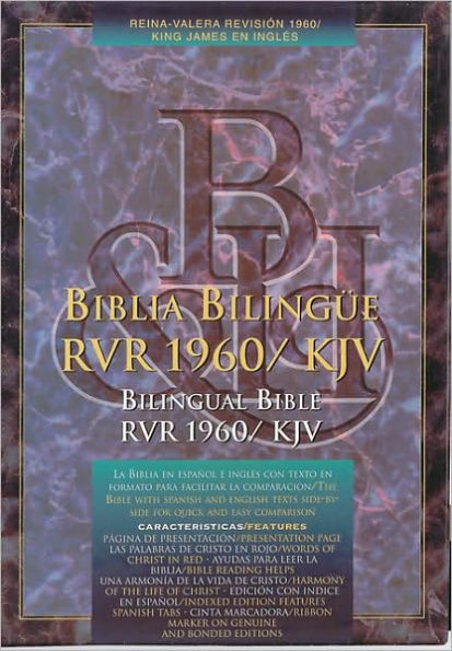 RVR 1960/KJV Bilingual Bible (Black Imitation Leather - Indexed)