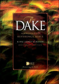 The Dake Annotated Reference Bible, King James Version (KJV) - Standard-Size, Red Letter Edition