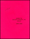 Beaver County, PA WB Index: 1800-1900
