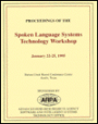 DARPA Speech/Language Proceedings 1995