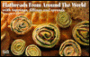 Flatbreads From Around The World With Toppings, Fillings and Spreads