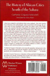 Alternative view 2 of The History of African Cities South of the Sahara