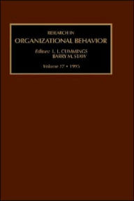 Title: Research in Organizational Behavior: An Annual Series of Analytical Essays and Critital Reviews, Author: Barry Staw