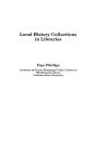 Local History Collections in Libraries