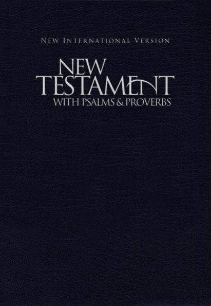 NIV, New Testament with Psalms and Proverbs, Pocket-Sized, Paperback, Blue