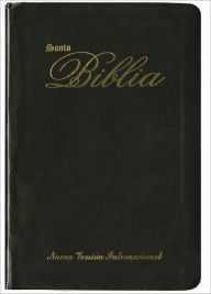 NVI Spanish Slimline Bible - Black Imitation Leather