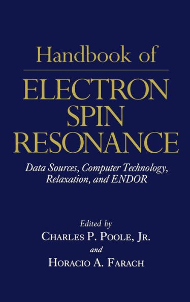 Handbook of Electron Spin Resonance: Vol. 1