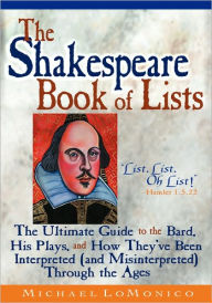 The Shakespeare Book Of Lists