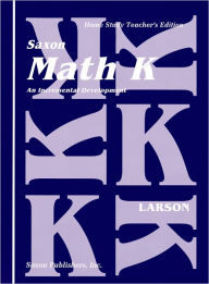 Saxon Math K Homeschool: Complete Kit 1st Edition / Edition 1