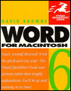 Word 6 for MacIntosh (Visual QuickStart Guide)