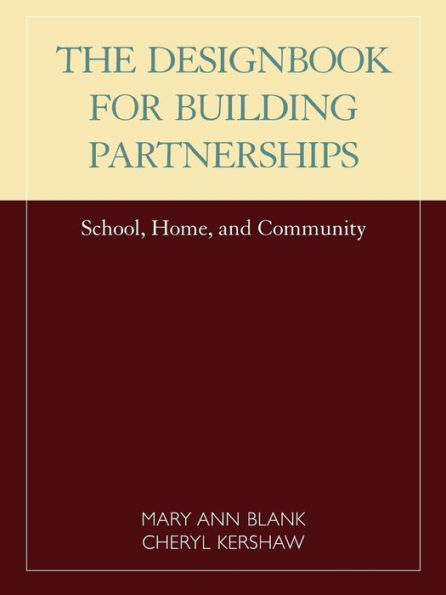 Designbook for Building Partnerships: School, Home, and Community