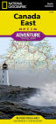National Geographic Adventure Travel Map Canada East : North America