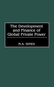 The Development and Finance of Global Private Power / Edition 1