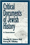 Title: Critical Documents of Jewish History: A Sourcebook, Author: Ronald H. Isaacs