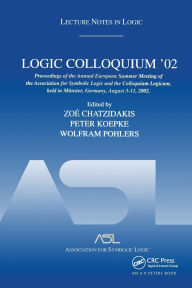 Title: Logic Colloquium '02: Lecture Notes in Logic 27 / Edition 1, Author: Zoé Chatzidakis