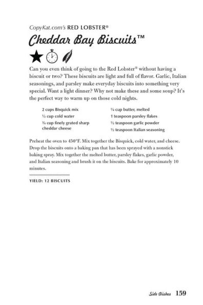 CopyKat.com's Dining Out at Home Cookbook: Recipes for the Most Delicious Dishes from America's Most Popular Restaurants