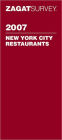 Zagat Survey New York City Restaurants 2007