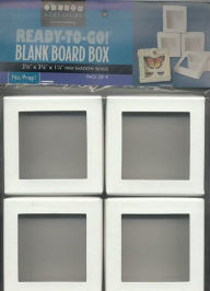 Ready-to-Go! Blank Board Box Mini Shadow Boxes