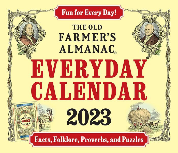 The 2023 Old Farmer's Almanac Everyday Calendar By Old Farmer's Almanac ...