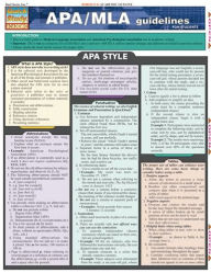 apa mla guidelines by barcharts paperback barnes amp noble 174 apa guildlines