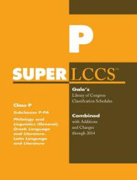 Title: SUPERLCCS 14 Schedule P-Pa: Philology & Linguistics, Author: Gale