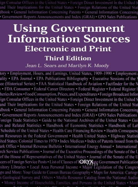 Using Government Information Sources: Electronic and Print