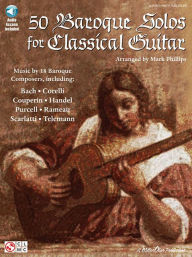 Title: 50 Baroque Solos for Classical Guitar Book/Online Audio, Author: Mark Phillips