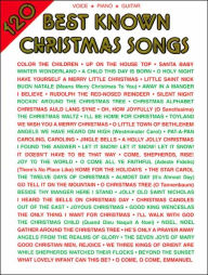 Title: 120 Best Known Christmas Songs: Piano/Vocal/Guitar, Author: Alfred Music