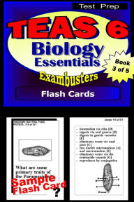 Title: TEAS 6 Test Prep Biology Review--Exambusters Flash Cards--Workbook 3 of 5: TEAS 6 Exam Study Guide, Author: TEAS 6 Exambusters