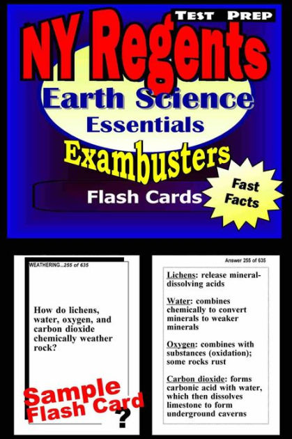 NY Regents Earth Science Test Prep Review--Exambusters Flashcards: New ...