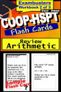 COOP-HSPT Test Prep Arithmetic Review--Exambusters Flash Cards--Workbook 2 of 3: COOP Exam Study Guide