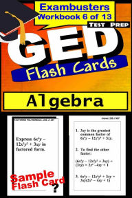 Title: GED Test Prep Algebra Review--Exambusters Flash Cards--Workbook 6 of 13: GED Exam Study Guide, Author: GED Exambusters