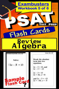 Title: PSAT Test Prep Algebra Review--Exambusters Flash Cards--Workbook 5 of 6: PSAT Exam Study Guide, Author: PSAT Exambusters