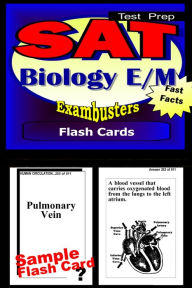 Title: SAT Biology Test Prep E/M Review--Exambusters Flash Cards: SAT II Exam Study Guide, Author: SAT II Exambusters
