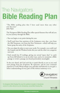 Title: The Navigators Bible Reading Plan 25-pack, Author: The Navigators