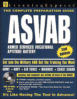 Asvab: Armed Services Vocational Aptitude Battery By Learning Express 