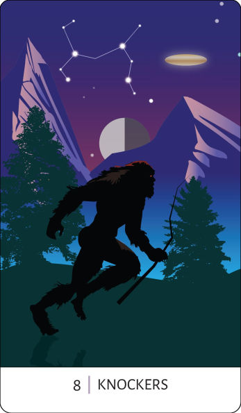 Tarot of the Unexplained: A Deck of Cryptids, Ghosts, UFOs and Other Urban Oddities (78 Cards and 96-Page Full-Color Booklet)